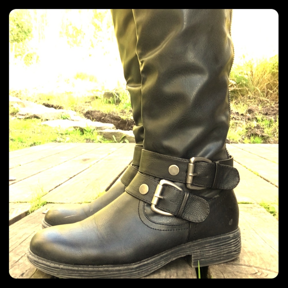 Pink & Pepper Moto Zip Back Boot